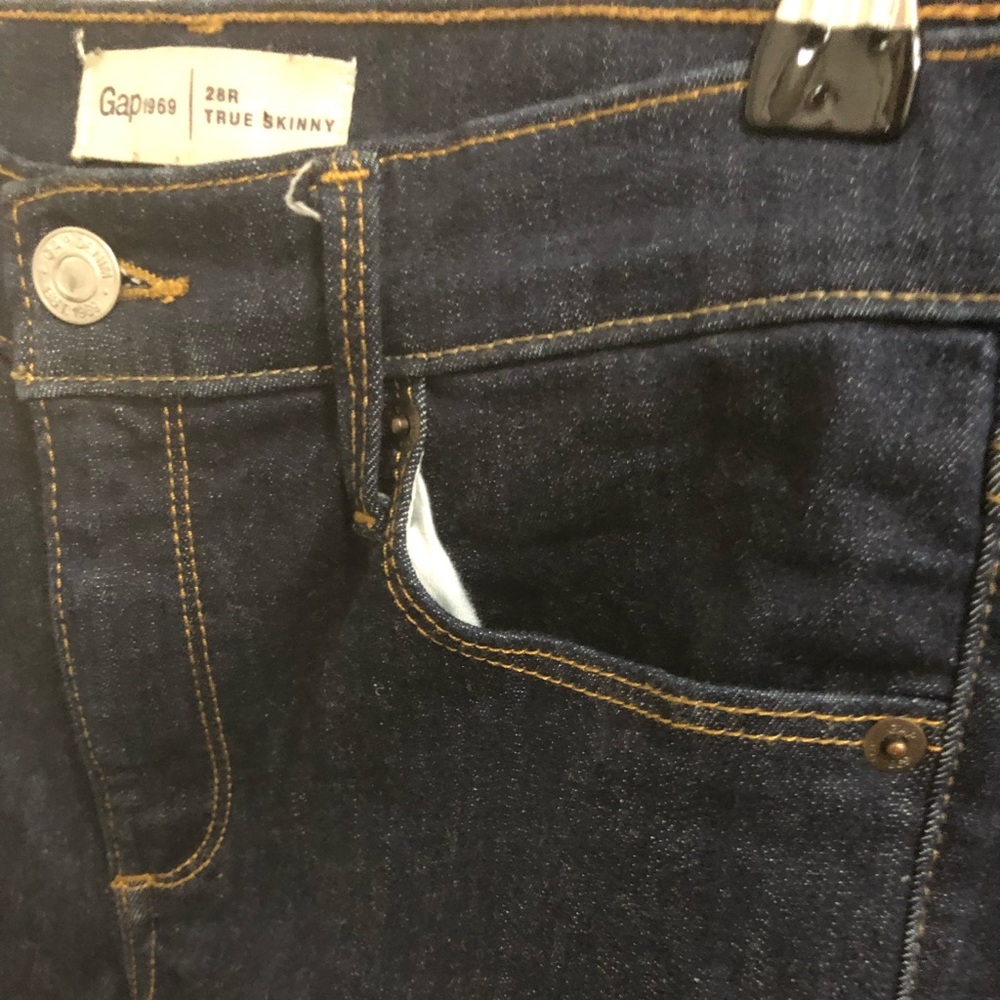 Gap Denim Stretch Dark Skinny Jeans sz 6